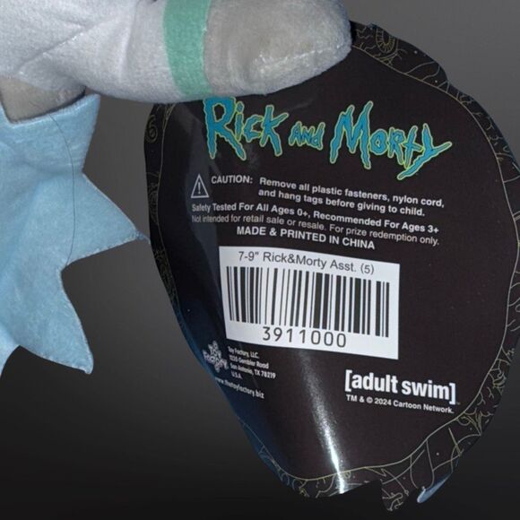 NWT The Toy Factory Rick and Morty" Rick Plush Stuffed Doll 5"P6 - Picture 3 of 7